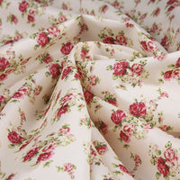 HKM-882067 Calm Rose Textile Fabric Hanging Belt Apron - 100% Polyester, 1X1.5M Cloth