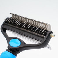 HKM-8821181 Pet Hair Unknotting Comb - Two-in-One Design with Dense Teeth for Effective Grooming
