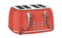 HKM-882131 Stainless Steel 4-Slice Electric Toaster with Sandwich Function and Bread Oven