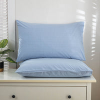 HKM-882195 Earthing Pillowcase in Blue or Green - Antibacterial Silver Fiber, Pure Cotton, Anti-Static, 51x76cm