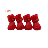 HKM-8822205 Soft Silicone Waterproof Pet Shoes in Multiple Colors