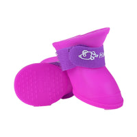 HKM-8822205 Soft Silicone Waterproof Pet Shoes in Multiple Colors