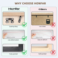 HKM-882259 Large Wooden Photo Frames in A2, A3, A4, A5 Sizes for Home Decoration
