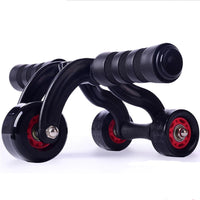 HKM-882259 Three-Wheel Abdominal Roller for Core Strength and Toning