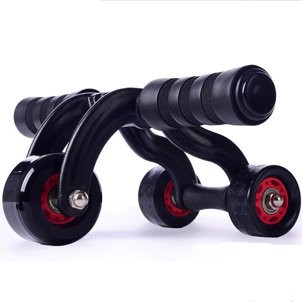 HKM-882259 Three-Wheel Abdominal Roller for Core Strength and Toning