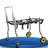 HKM-8822845 Pet Wheelchair for Disabled Cats and Dogs - Four-Wheel Support for Forelimb Disability