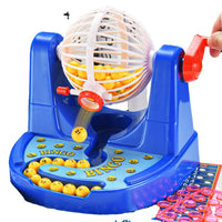 HKM-882387 Interactive Lottery Draw Machine Game for Kids - Fun Bingo Simulation Toy
