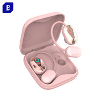 HKM-882387 Wireless Clip-On Earphones with Microphone - HD Sport Stereo Mini Headphones