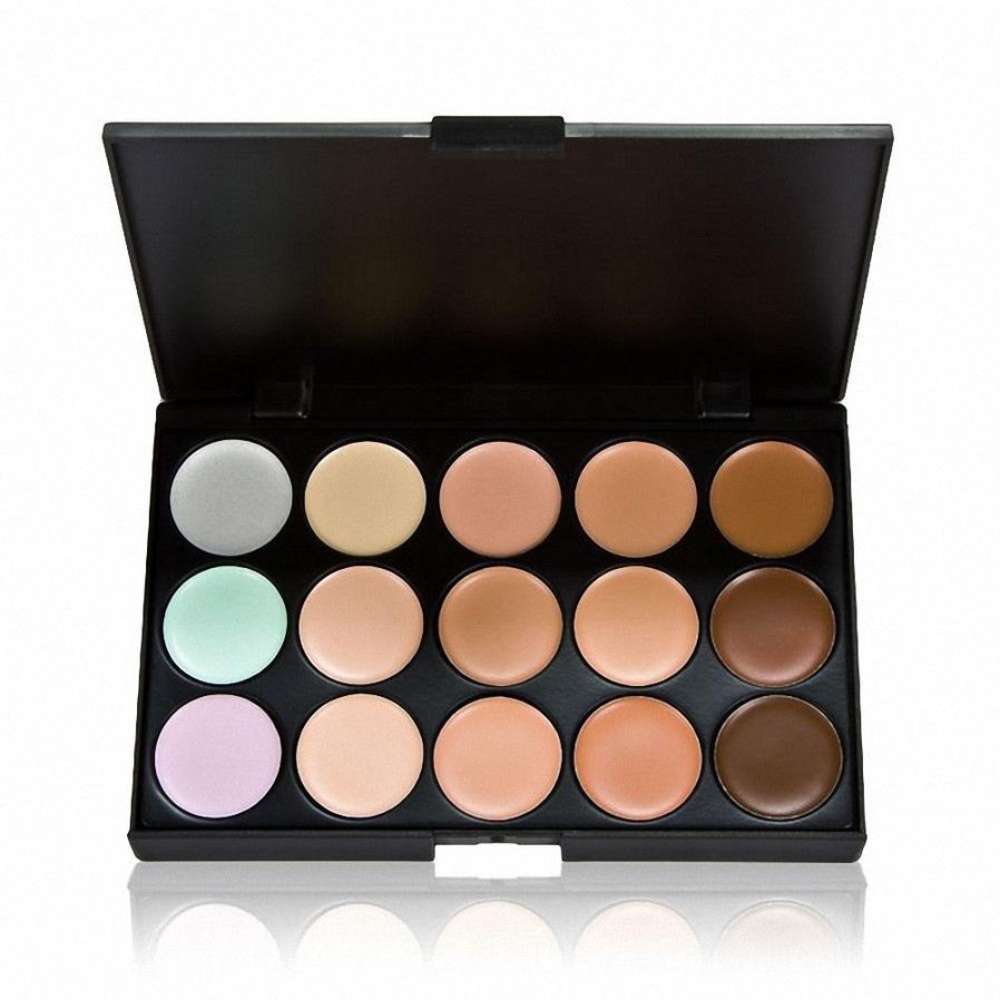 HKM-882451 15-Color Concealer Palette for Flawless Makeup Application, 110g