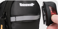 HKM-882451 Lightweight Black Bicycle Saddle Bag - 1L Polyester Tail Storage Kit