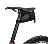 HKM-882451 Lightweight Black Bicycle Saddle Bag - 1L Polyester Tail Storage Kit