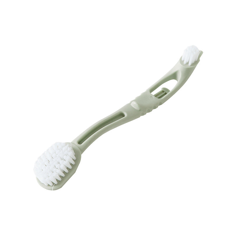 HKM-8826941 Bird Cage Cleaning Tool with Long Handle and Dual Brush Heads - Essential Accessory for Easy Maintenance