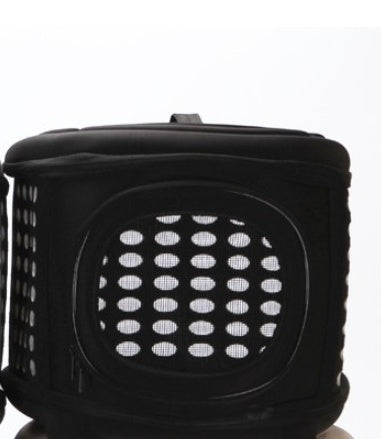 HKM-8827581 EVA Portable Collapsible Pet Backpack - Breathable Dog Carrier - 45x38x32cm - Available in Black, Pink, Champagne, Gray