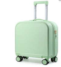 HKM-882771 Kids 20 Inch ABS Suitcase with Spinner Wheels - Square Travel Luggage for Students