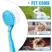 HKM-8828605 Soft Bristle Grooming Brush for Hamsters with Massage and Cleaning Features