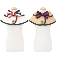 HKM-8828733 Casual Washed Cotton Pet Bow Tie Saliva Towel - Adjustable Neck Sizes S, M, L