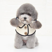 HKM-8828733 Casual Washed Cotton Pet Bow Tie Saliva Towel - Adjustable Neck Sizes S, M, L
