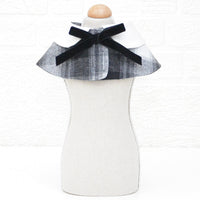 HKM-8828733 Casual Washed Cotton Pet Bow Tie Saliva Towel - Adjustable Neck Sizes S, M, L