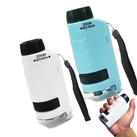 HKM-883027 Portable Handheld Microscope 60x for Kids - Mini Toy Pocket Explorer