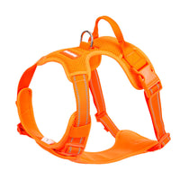 HKM-8830397 Adjustable Wool Vest for Dogs with Chest Strap - Available in Orange, Red, and Black, Size XS to XL