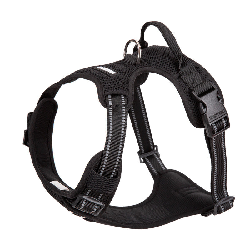 HKM-8830397 Adjustable Wool Vest for Dogs with Chest Strap - Available in Orange, Red, and Black, Size XS to XL