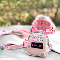 HKM-8830909 Adjustable Pet Traction Vest Harness - Pink & Lake Blue Options