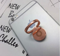 HKM-883091 360-Degree Metal Finger Ring Holder for Smartphones and Tablets - Ultra-Thin Aluminium Alloy Design