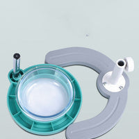 HKM-8831293 Durable Single Bowl Dual-Use Feeder in Pink and Mint Green for Pets