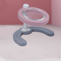 HKM-8831293 Durable Single Bowl Dual-Use Feeder in Pink and Mint Green for Pets