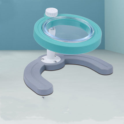 HKM-8831293 Durable Single Bowl Dual-Use Feeder in Pink and Mint Green for Pets