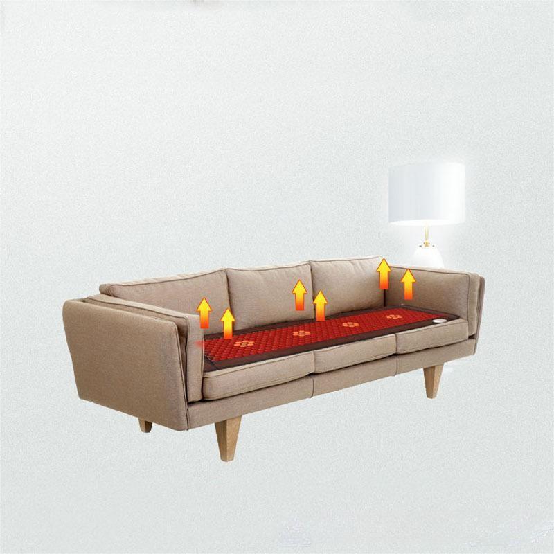 HKM-883219 Electrically Heated Jade Bian Stone Sofa Cushion - Far Infrared Temperature Control