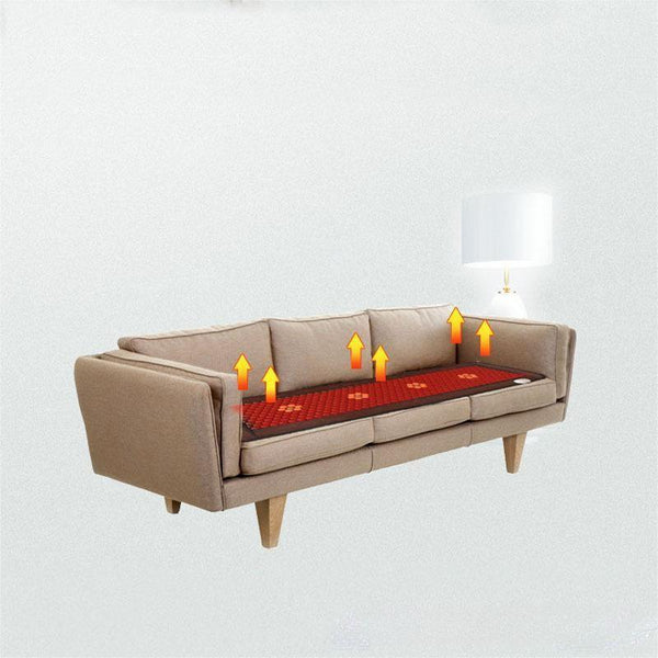 HKM-883219 Electrically Heated Jade Bian Stone Sofa Cushion - Far Infrared Temperature Control