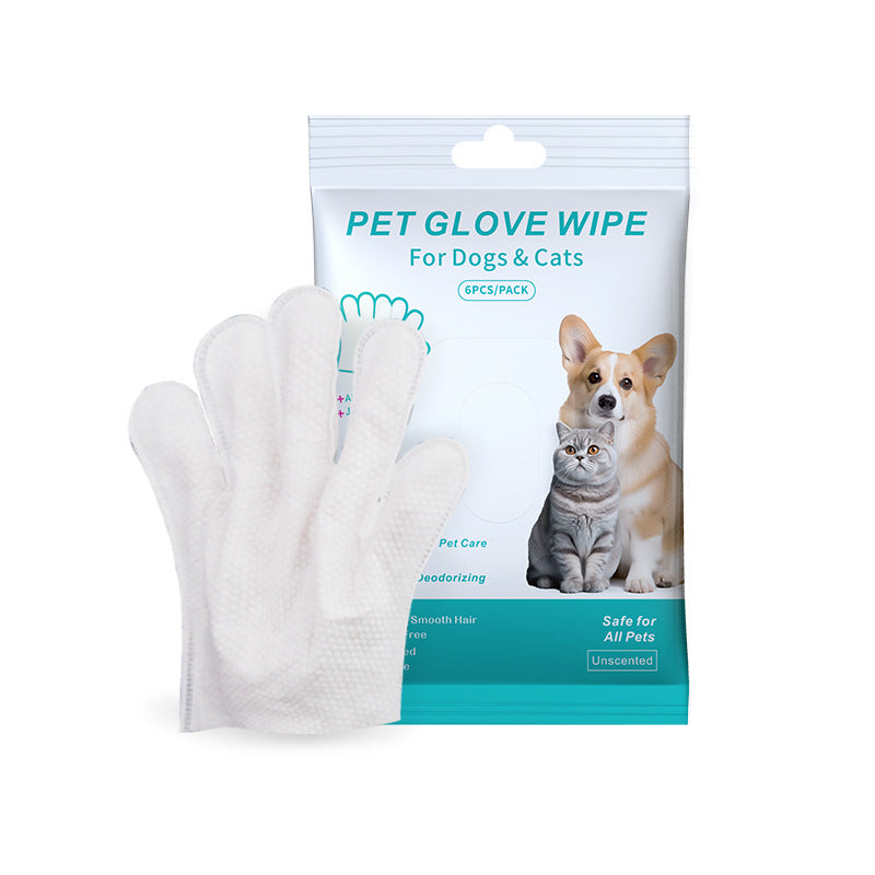 HKM-8832701 Pet Cleaning Essentials Set: Disposable Gloves, Wipes, and Foot Foam