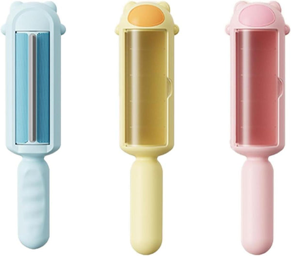 HKM-883283 Pet Hair Remover with Self-Cleaning Base for Efficient Fur Removal from Furniture, Carpets, and Car Seats