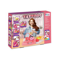 HKM-883347 Cute Makeup Tattoo Sticker Set for Kids - Body Art Pretend Play for Ages 2 and Up