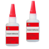 HKM-883411 Instant Cyanoacrylate Adhesive for Fast Bonding of PP Plastic, ABS, Rubber, PS, PA, PC - 502 Super Glue