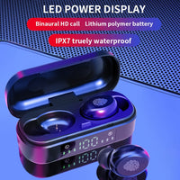 HKM-883411 Touch Digital Display Bluetooth Headset with Stereo Sound and Multipoint Connection