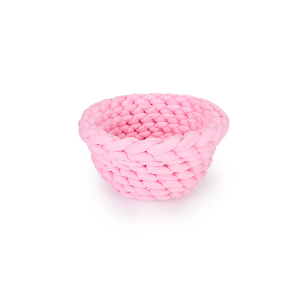 HKM-8835133 Hand Woven Cotton Pet Nest - Machine Washable, Various Sizes & Colors