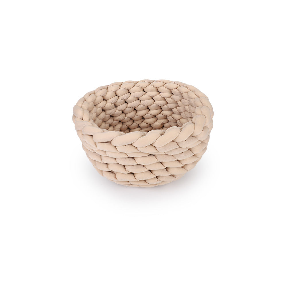 HKM-8835133 Hand Woven Cotton Pet Nest - Machine Washable, Various Sizes & Colors