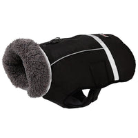 HKM-8836541 Reflective Waterproof Vest for Big Dogs - Warm Polar Fleece Lining, Comfortable Fit