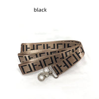 HKM-8836669 Brown Dog Collar with Leash Set for Small and Medium Breeds