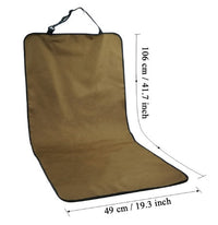 HKM-8838717 Waterproof Oxford Cloth Car Mat Cushion for Single Seat - 106x49cm in Red, Blue, Brown, and Black