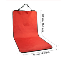 HKM-8838717 Waterproof Oxford Cloth Car Mat Cushion for Single Seat - 106x49cm in Red, Blue, Brown, and Black