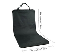 HKM-8838717 Waterproof Oxford Cloth Car Mat Cushion for Single Seat - 106x49cm in Red, Blue, Brown, and Black