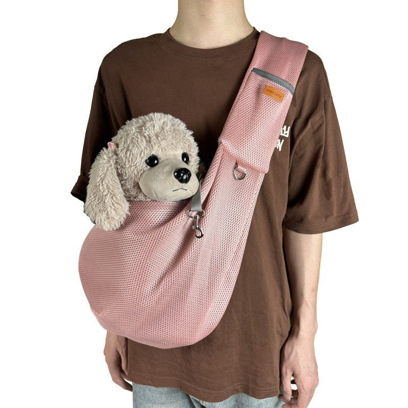 HKM-8839101 Lightweight Breathable Cross-body Pet Carrier Bag for Pets Up to 6kg in Various Colors