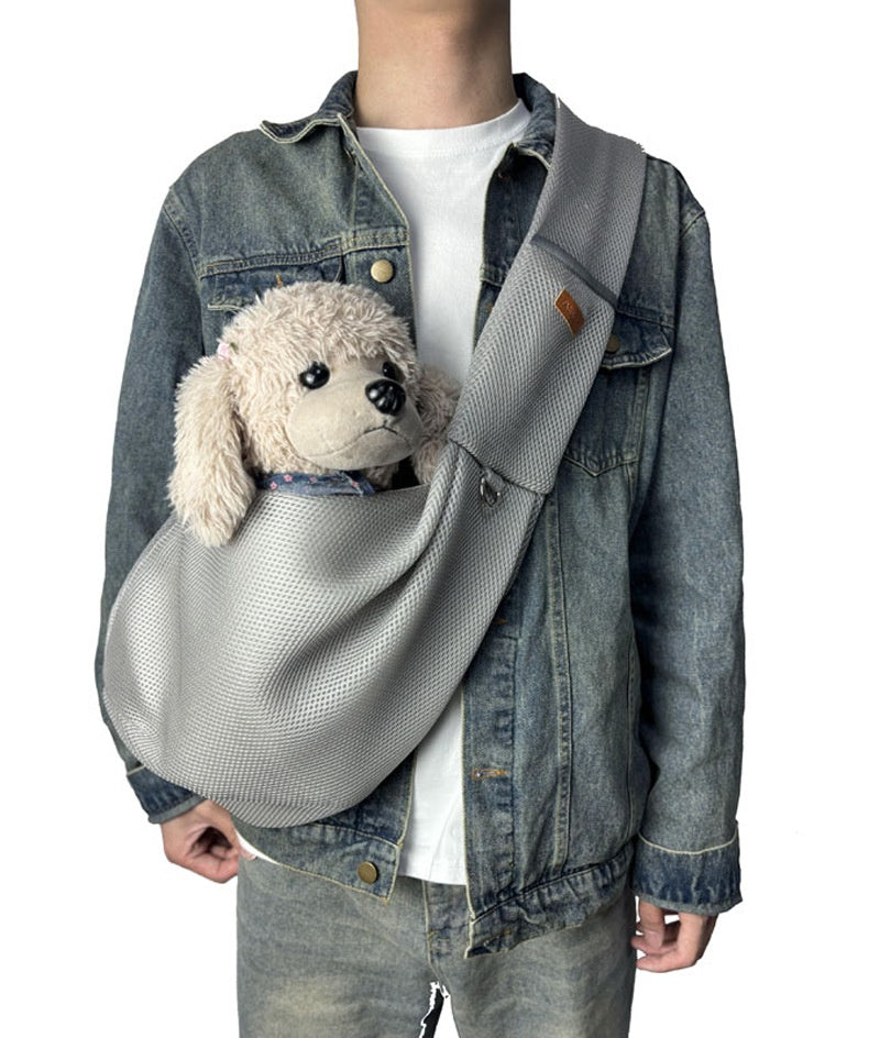 HKM-8839101 Lightweight Breathable Cross-body Pet Carrier Bag for Pets Up to 6kg in Various Colors
