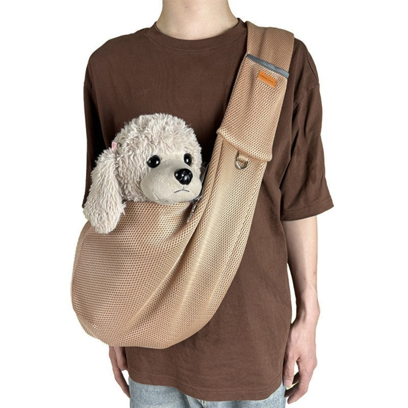 HKM-8839101 Lightweight Breathable Cross-body Pet Carrier Bag for Pets Up to 6kg in Various Colors