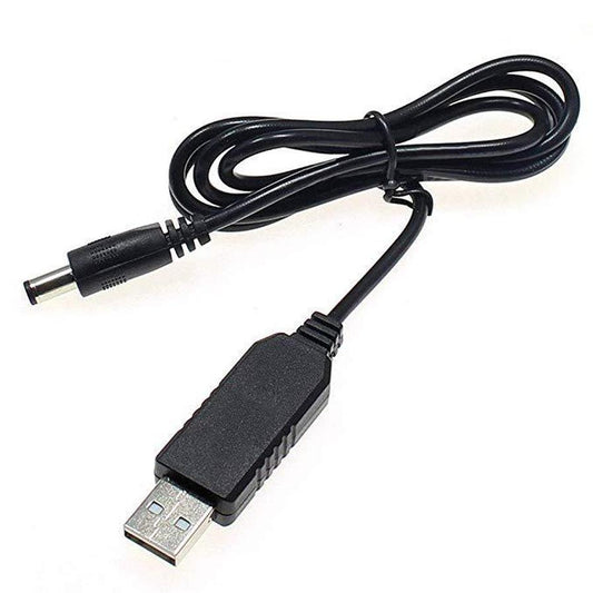 HKM-883923 5V to 12V Power Bank with USB Input and DC Output – Compatible with 5.5x2.1 and 5.5x2.5 Plugs