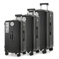 HKM-883923 Stylish Travel Suitcase Set with Trolley and Wheels for Girls