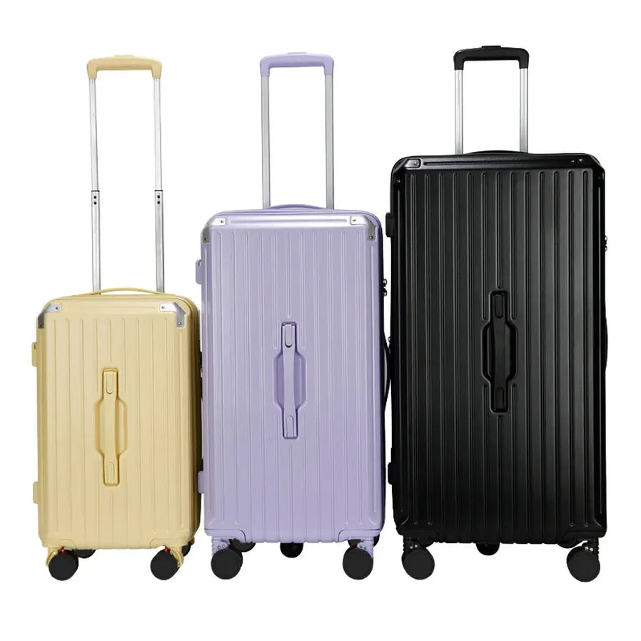 HKM-883923 Stylish Travel Suitcase Set with Trolley and Wheels for Girls